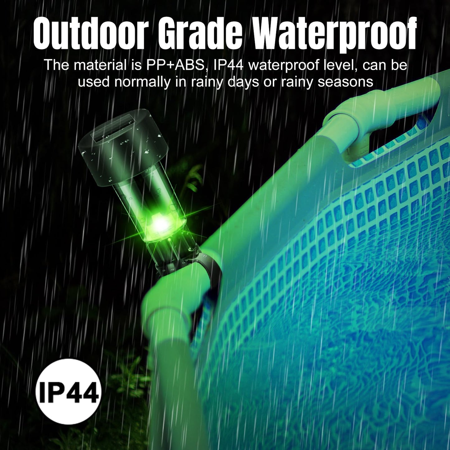 Solar Tie Lights with Clips - for Lawn, Garden, Yard, Outdoor Wedding Decoration & Ambient Landscape Lighting