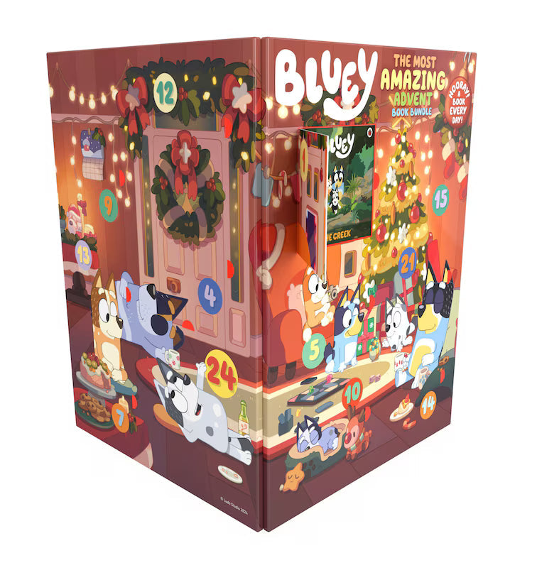 🔥Last Day 49% OFF -Bluey: The Most Amazing Advent Calendar Book Bundle