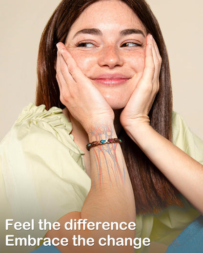 Diystar® Copper Bracelets for Women. Pure Copper Magnetic Bracelet with 3800 Gauss Effective Magnets