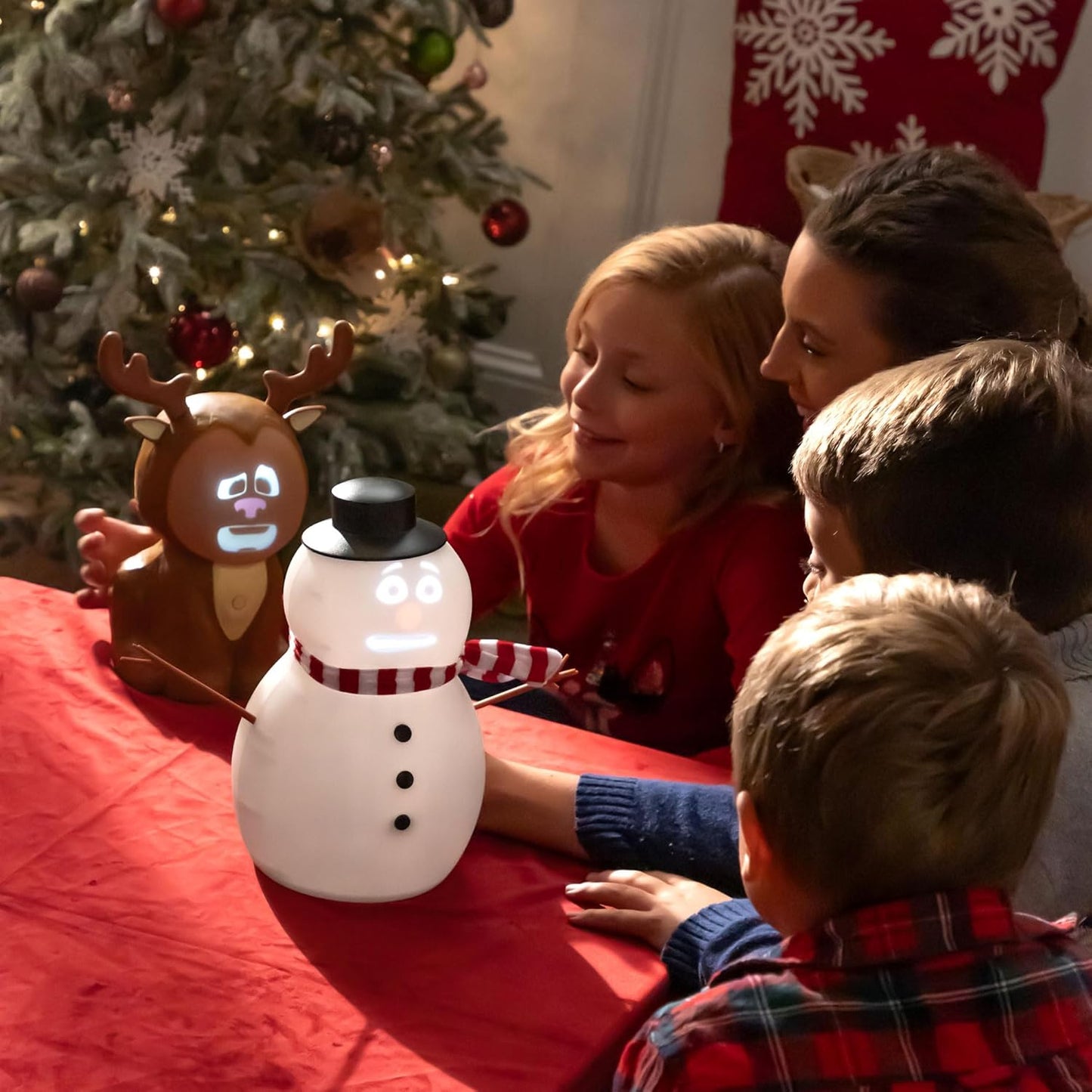 🎅Christmas Sale 49% Off ⛄️FrostByte (Mr. Chill) Talking Animated Blink Snowman with Built in Projector & Speaker Plug'n Play🎄