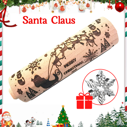 🎄 Christmas Rolling Pin – Bake Memories Together