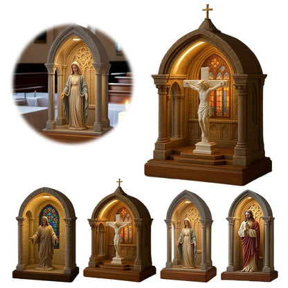 🎁🔥Virgin Mary LED Devotional Table Lamp - ⌛Limited Handmade Series