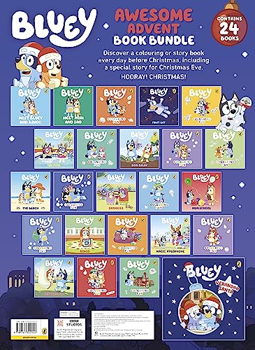 🔥Last Day 49% OFF -Bluey: The Most Amazing Advent Calendar Book Bundle