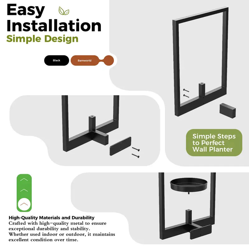 last day 49% 🔥Frame wall plant stand🎉