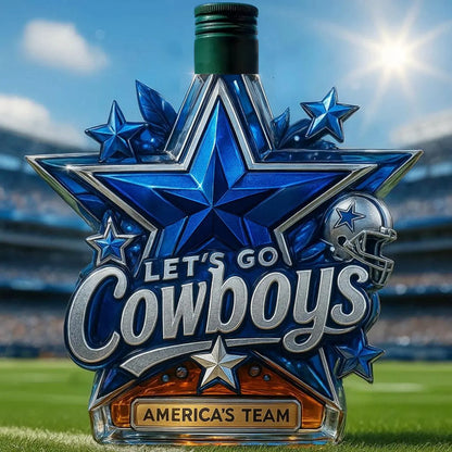 🏈 NFL ✨Dallas Cowboys Commemorative Whiskey Bottle