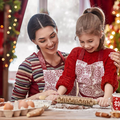 🎄 Christmas Rolling Pin – Bake Memories Together