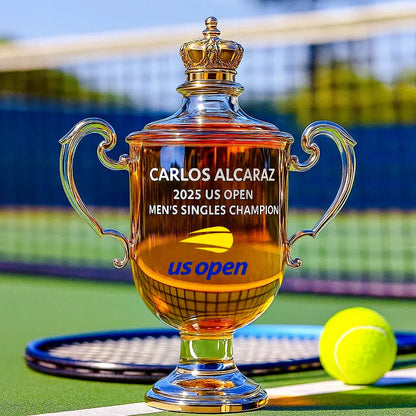 US Open Championship Carlos Alcaraz Whiskey Bottle