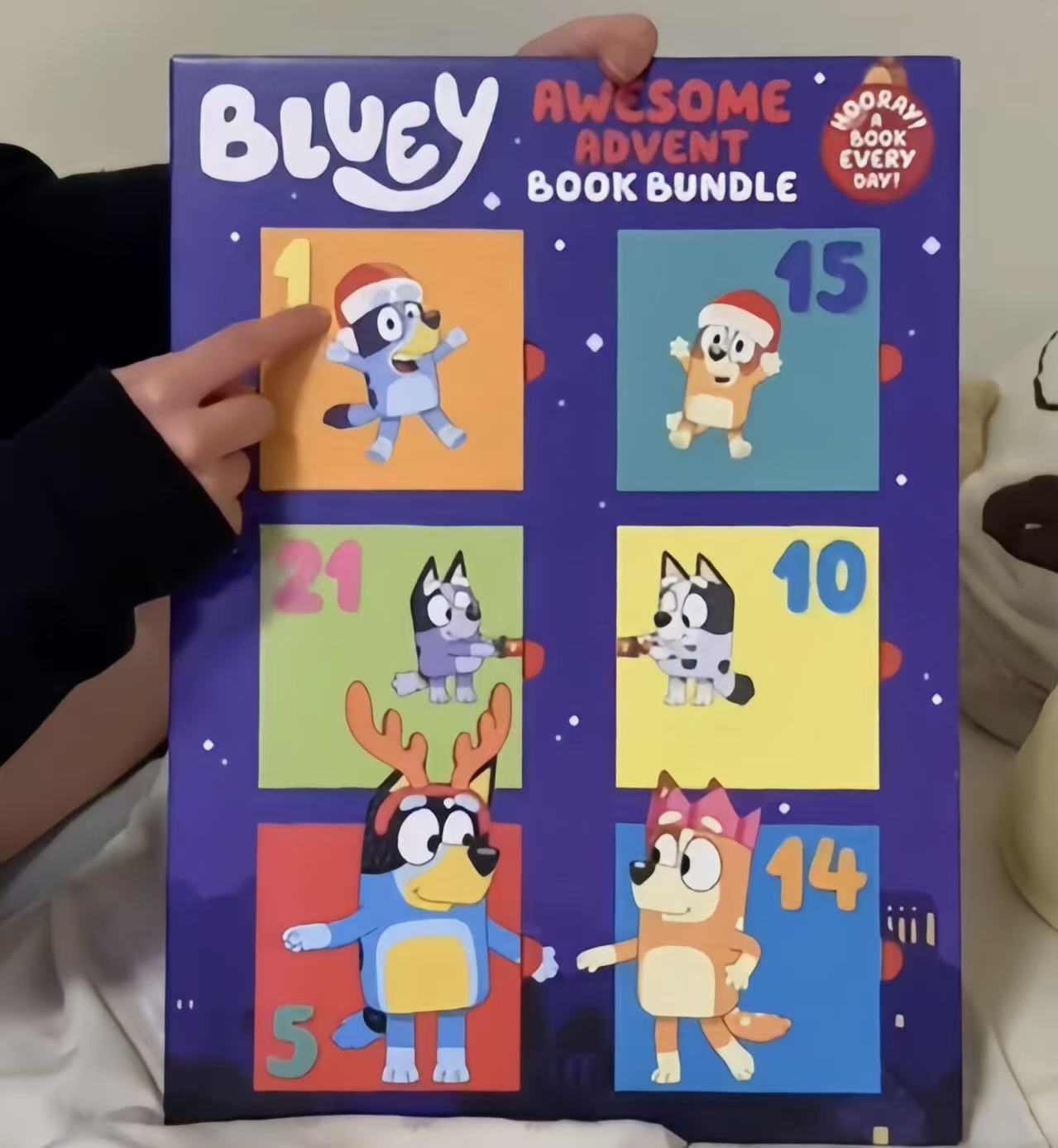 🔥Last Day 49% OFF -Bluey: The Most Amazing Advent Calendar Book Bundle