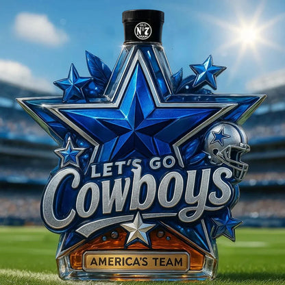 🏈 NFL ✨Dallas Cowboys Commemorative Whiskey Bottle