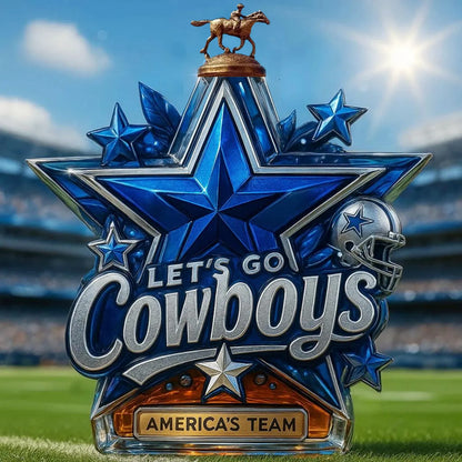 🏈 NFL ✨Dallas Cowboys Commemorative Whiskey Bottle