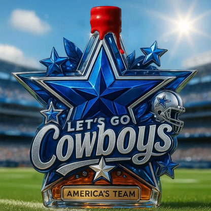 🏈 NFL ✨Dallas Cowboys Commemorative Whiskey Bottle