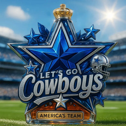 🏈 NFL ✨Dallas Cowboys Commemorative Whiskey Bottle