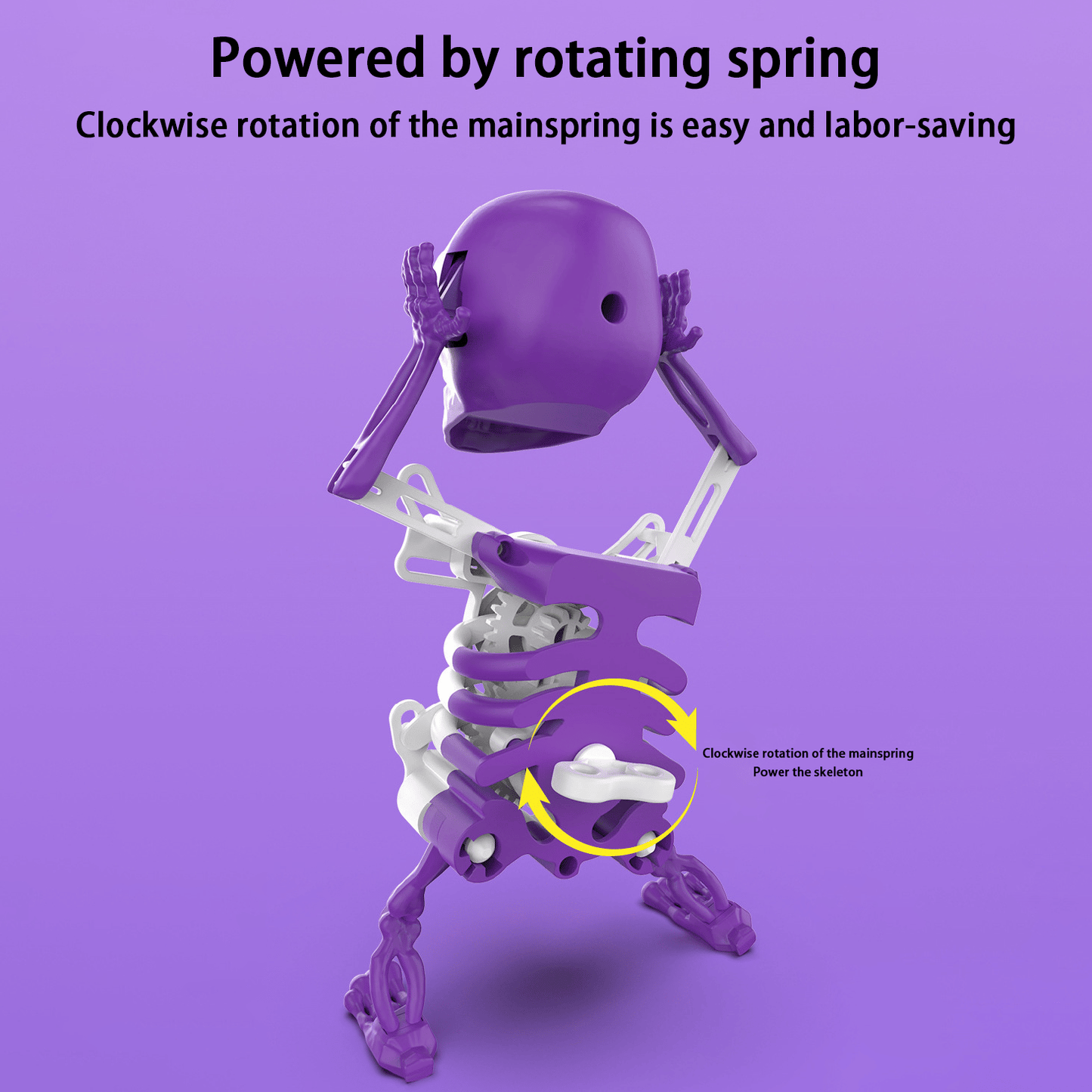 3D Swinging Dancing Skull