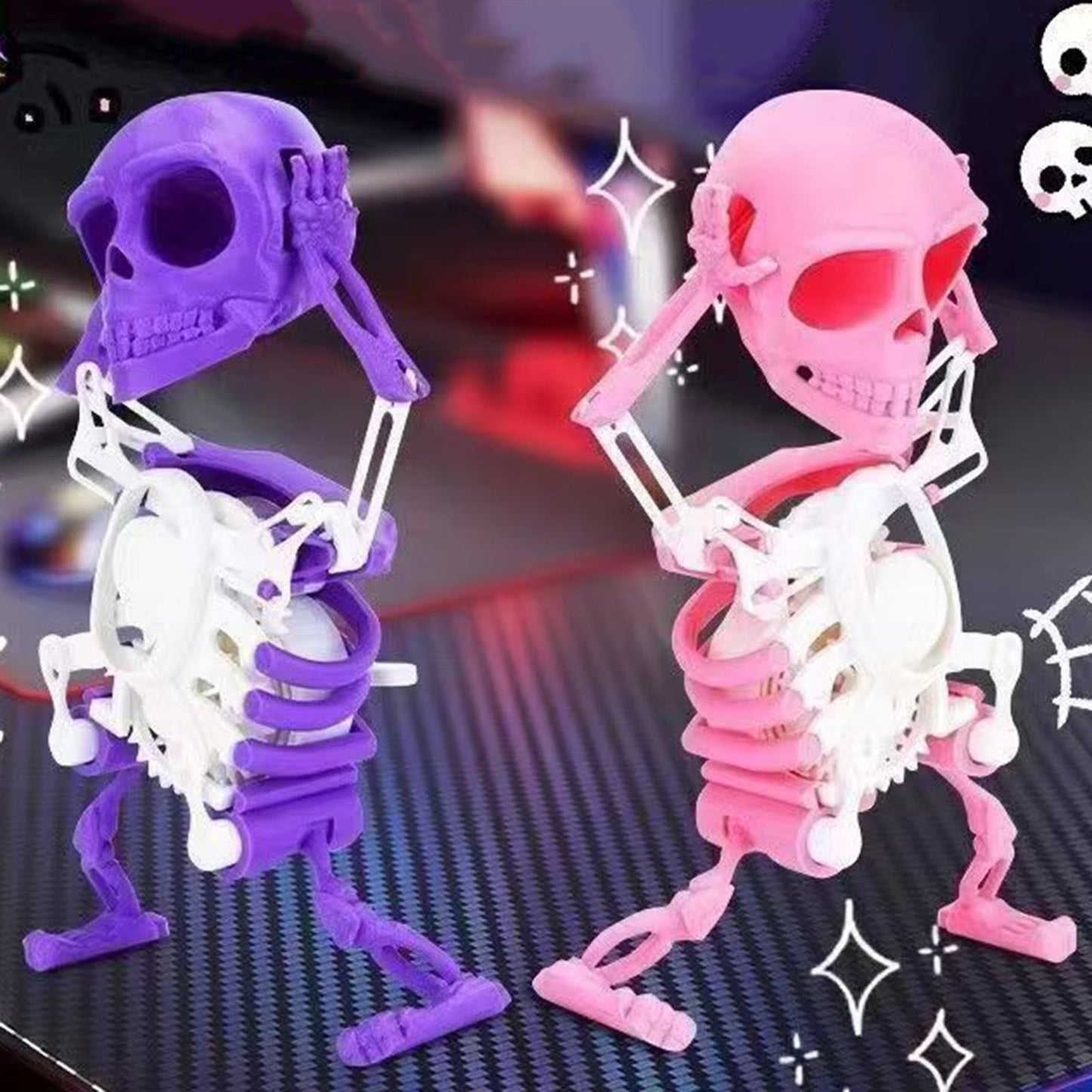 3D Swinging Dancing Skull
